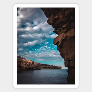 Pokeshaw Rock Coastal Photo V3 Sticker